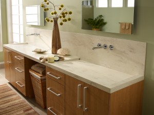 Corian Yalak Lavabo Tezgah Modeli