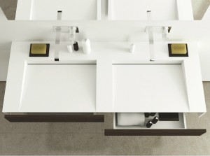 Corian Yalak Lavabo Tezgah Modeli